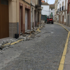 Un dels carrers en els quals està prohibit aparcar a les Borges.