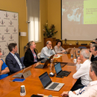 Reunió de treball de la UdL amb la universitat de Wageningen.