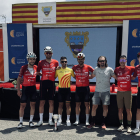 Corredors del Club Ciclista Lleida-Desballestaments Pedrós.