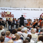 Una orquestra gallega, al Fem Banda a la plaça Paeria de Lleida