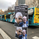 Imatge dels polèmics cartells que es van penjar en diversos punts de la ciutat de Barcelona.