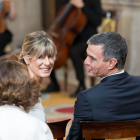 Begoña Gómez, al costat del seu marit, el president Pedro Sánchez, en un acte el mes de juny passat.