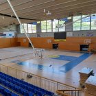 Aspecte que presenta el Palau d’Esports de la Seu.