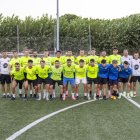Plantilla del Juneda, que ahir va començar la pretemporada. - JORDI ECHEVARRIA