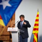 Així ha estat el moment de la reaparició de Carles Puigdemont a Catalunya