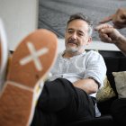 Santi Balmes, durante la entrevista.
