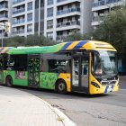 Imagen de archivo de un autobús interurbano de Lleida ciudad.