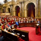 Una imatge d'arxiu de l'hemicicle del Parlament.