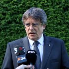 Carles Puigdemont, aquest dissabte a la Casa de la República, a Waterloo (Bèlgica)