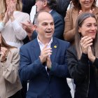 Judith Toronjo, Jordi Turull i Míriam Nogueras aquest dissabte al congrés de Junts