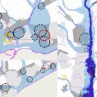 Zones del litoral de Tarragona en risc alt d'inundació