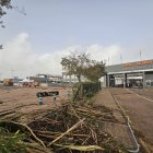 Imagen de los exteriores del Circuit Ricardo Tormo de Cheste tras el paso de la DANA