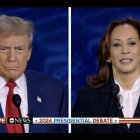 L'expresident dels EUA i candidat republicà, Donald Trump, i la vicepresidenta dels EUA i candidata demòcrata, Kamala Harris, en el debat electoral de la cadena 'ABC'