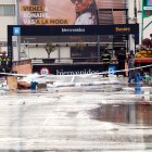 L’accés al pàrquing del centre comercial Bonaire, a Aldaia.