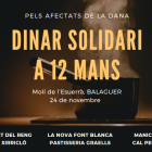 Dinar solidari 'A 12 Mans' a Balaguer pels damnificats per la DANA a València