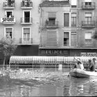 La ciudad de Lleida quedó completamente inundada