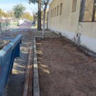 Imatge dels treballs a la vorera del carrer de Joan Tous, a prop del Casal Cívic. - AJUNTAMENT DE TÀRREGA