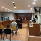 L'acusat, al banc de l'Audiència de Lleida.