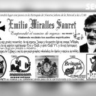 Mor l'històric restaurador de Lleida Emilio Miralles i deixa una de les millors esqueles de la història de SEGRE