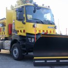 Una máquina quitanieves en el Centro de Conservación de Carreteras de Sabadell y Terrassa