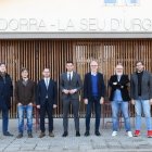 La reunió de la comissió mixta es va fer a l’aeroport. - GOVERN ANDORRA