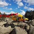 Un rescat amb helicòpter a Meranges a la Cerdanya