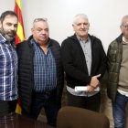 L'equip de govern de Ribera d'Ondara amb l'alcalde Francesc Sabanés al capdavant