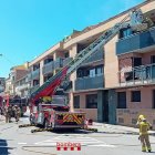 Imatge d'arxiu d'un incendi a l'edifici de l'avinguda Santiago Rusiñol de les Borges.