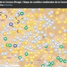 Mapa castells medievals