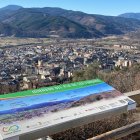 La Seu d'Urgell, vista des del mirador del Pla de les Forques.