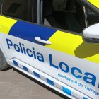 Un cotxe de la Policia Local de Tàrrega.