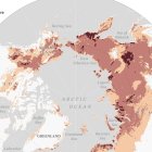 Mapa d'àrees amb estrès climàtic /  Watts et al. 2025