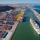 El port de Barcelona en una imatge d'arxiu