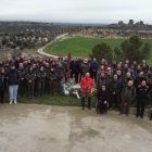 L’acte va tenir lloc ahir al monument en honor als dos agents que van morir a Mas de Melons, a Aspa.