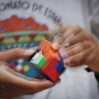 Imagen de archivo del Campeonato Europeo de Cubo de Rubik.