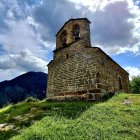 Una vista de Sant Quirc de Durro.