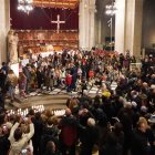 El dia de les Blaus, a la Catedral de Lleida