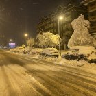 Imatges de la nevada a la Bonaigua