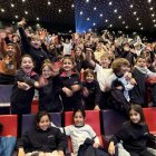 Escolars a la Llotja de Lleida a punt d’una sessió d’Animac.