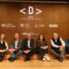 Mireia Gonzàlez, Xavier Quinquillà, Josep M. Forné, Anna Sàez, Ramon Sistac i Joan Busqueta, ahir. - MAGDALENA ALTISENT