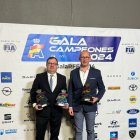 Nacho Paz i Jesús Jiménez, a la gala en què van rebre el premi de campions d’Espanya.