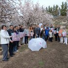 Els responsables del projecte, en el qual participen vint municipis, en la presentació d’ahir. - CONSELL COMARCAL DEL SEGRIÀ