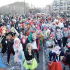 Un dels moments del Carnaval de l’any passat a la ciutat. - AMADO FORROLLA