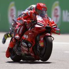 Marc va rodar amb comoditat en l’estrena oficial amb Ducati. - EFE