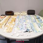 Droga i diners confiscats a l’home detingut a Cervera. - MOSSOS D’ESQUADRA