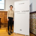 Natàlia Virgili va presentar ahir a Lleida Edicions La Biennal. - PAU PASCUAL