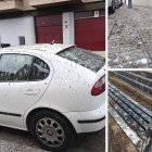 Imatges de la pluja d'exprements a Lleida