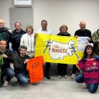 Organitzadors de les set curses de la Lliga de la Noguera, durant la presentació del circuit.