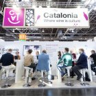 L’espai expositiu de Catalunya a la fira vitivinícola Prowein 2025 a Düsseldorf. - GENERALITAT