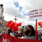 Imatge d’arxiu d’una protesta a favor de l’eutanàsia. - EFE